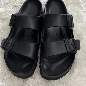 Birkenstock Black Slide Sandals